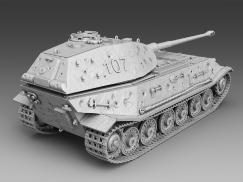 VK 4502P 3D Print Model