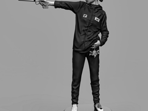Kim Ye-ji olympic girl sliced 3D Print Model
