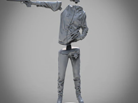 Kim Ye-ji olympic girl sliced 3D Print Model