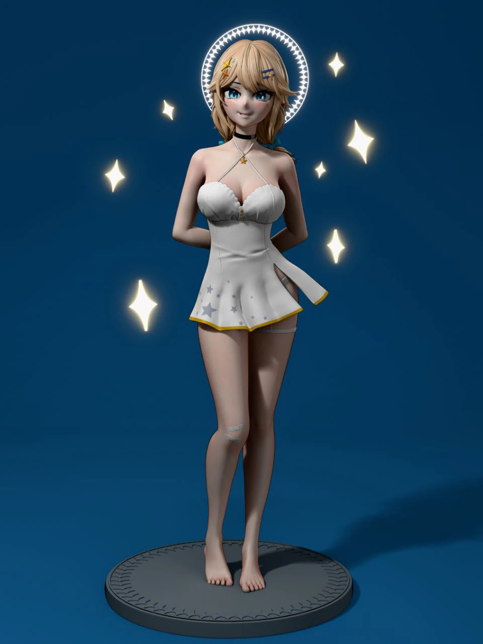 Kaneko lumi sliced 3D Print Model .c4d .max .obj .3ds .fbx .stl .blend 