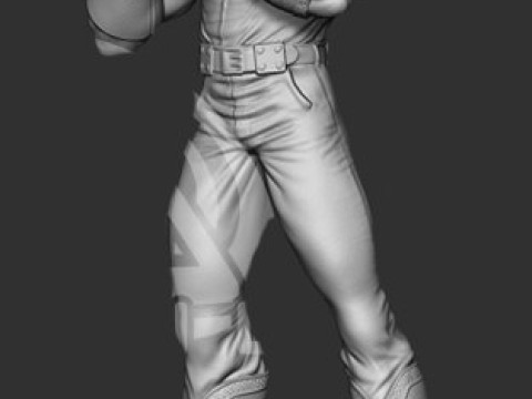 Kenshiro Hokuto no ken sliced 3D Print Model