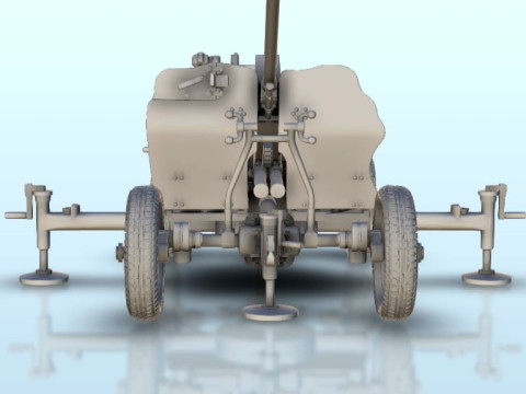 25mm M1940 72-K AA cannon 3D Print Model