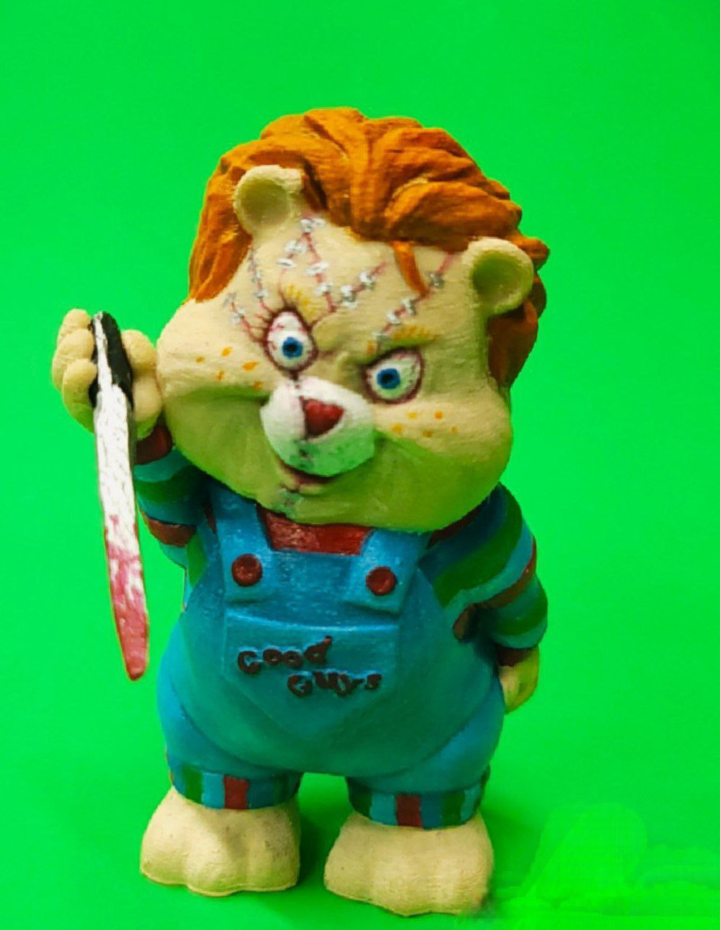 Chucky bear 3Dプリントモデル .c4d .max .obj .3ds .fbx .stl .blend