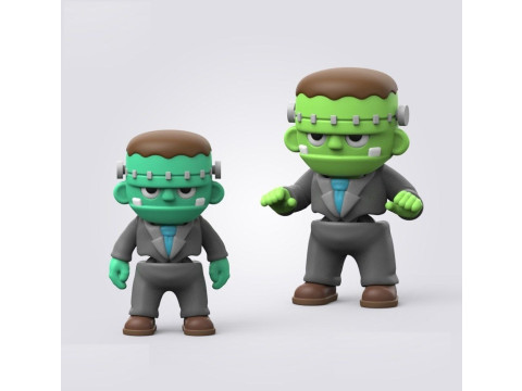 Halloween Frankenstein 3D Print Model