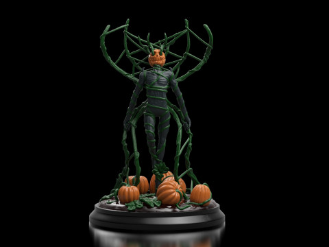 Pumpkin king halloween assembly 3Dプリントモデル