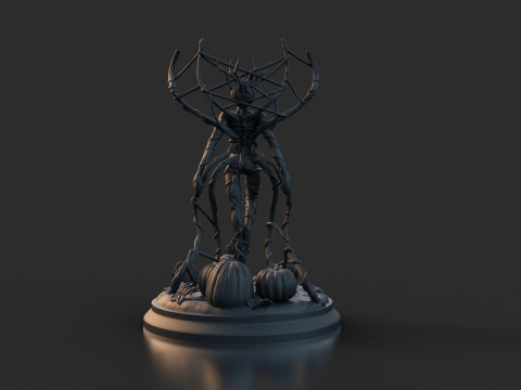 Pumpkin king halloween assembly Modello di stampa 3D