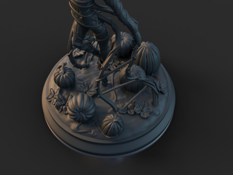 Pumpkin king halloween assembly Modello di stampa 3D