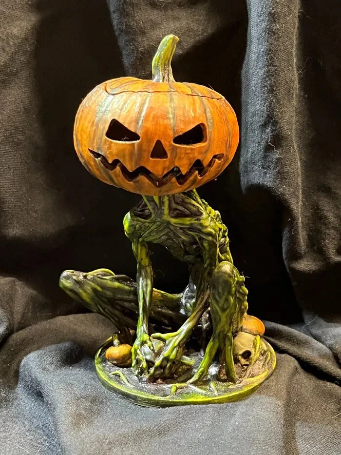 Pumpkin monster assembly 3D Print Model .c4d .max .obj .3ds .fbx .stl .blend 