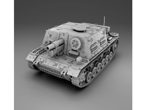 Stug-33 assembly 3D Print Model