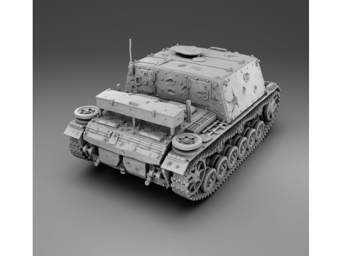 Stug-33 assembly Model Cetak 3D