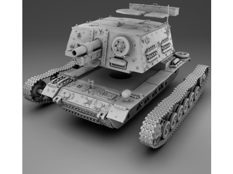 Stug-33 assembly Model Cetak 3D