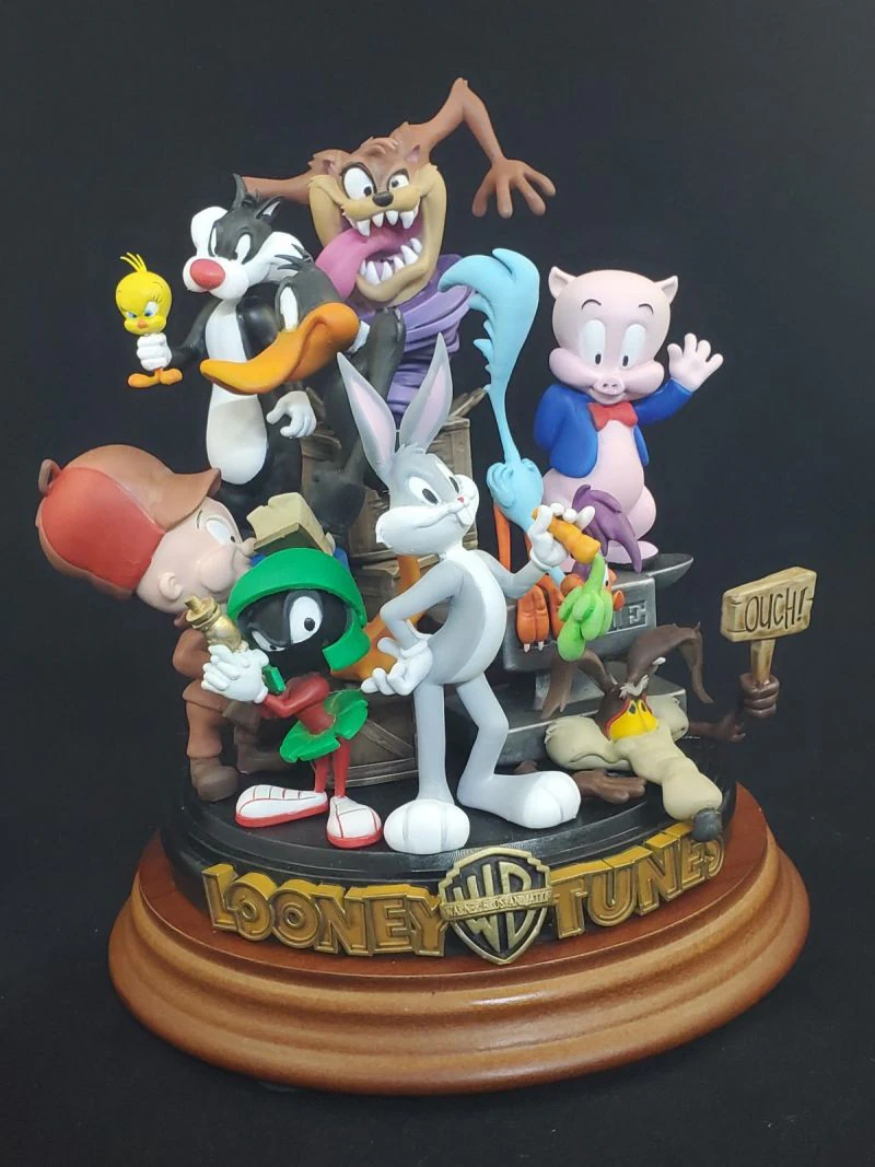 Looney Tunes Diorama 3D Print Model .c4d .max .obj .3ds .fbx .stl .blend
