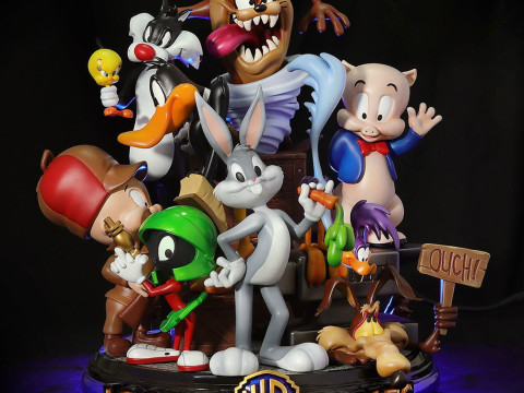 Looney Tunes Diorama 3D Print Model