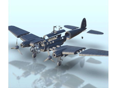 Heinkel-111 Modelo de Impressão 3D