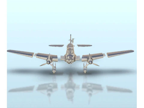 Heinkel-111 3D Print Model