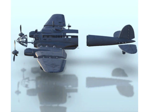 Heinkel-111 3D Print Model