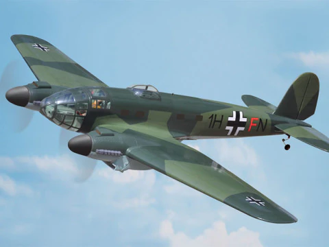 Heinkel-111 3D Print Model