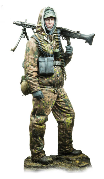 MG 42 SS Schtze 1944 Modelo de Impressão 3D .c4d .max .obj .3ds .fbx .stl .blend 