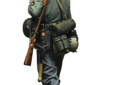 German Soldier Oberschtze 1939 Modelo de Impressão 3D