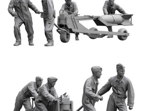 Luftwaffe Bomben pessoal 1940 Modelo de Impressão 3D