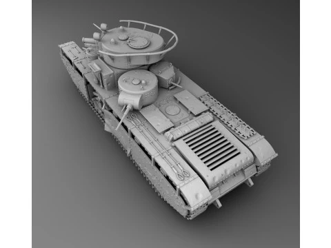 T 35 Soviet Heavy Tank 3D Print Model