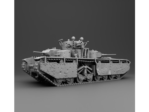 T 35 Soviet Heavy Tank 3D प्रिंट मॉडल