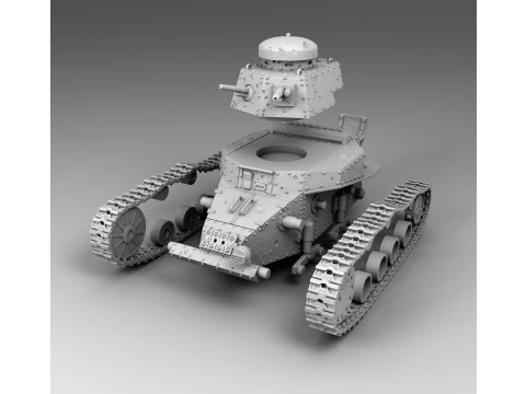T-18 tank 3D Print Model