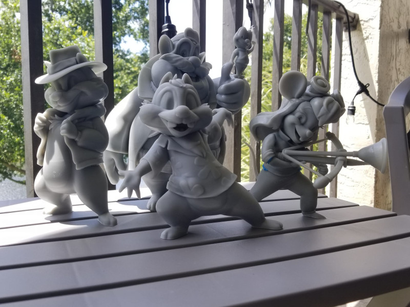 Chip n Dale Rescue Rangers 3D 打印模型 .c4d .max .obj .3ds .fbx .stl .blend