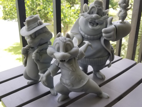 Chip n Dale Rescue Rangers 3D 打印模型