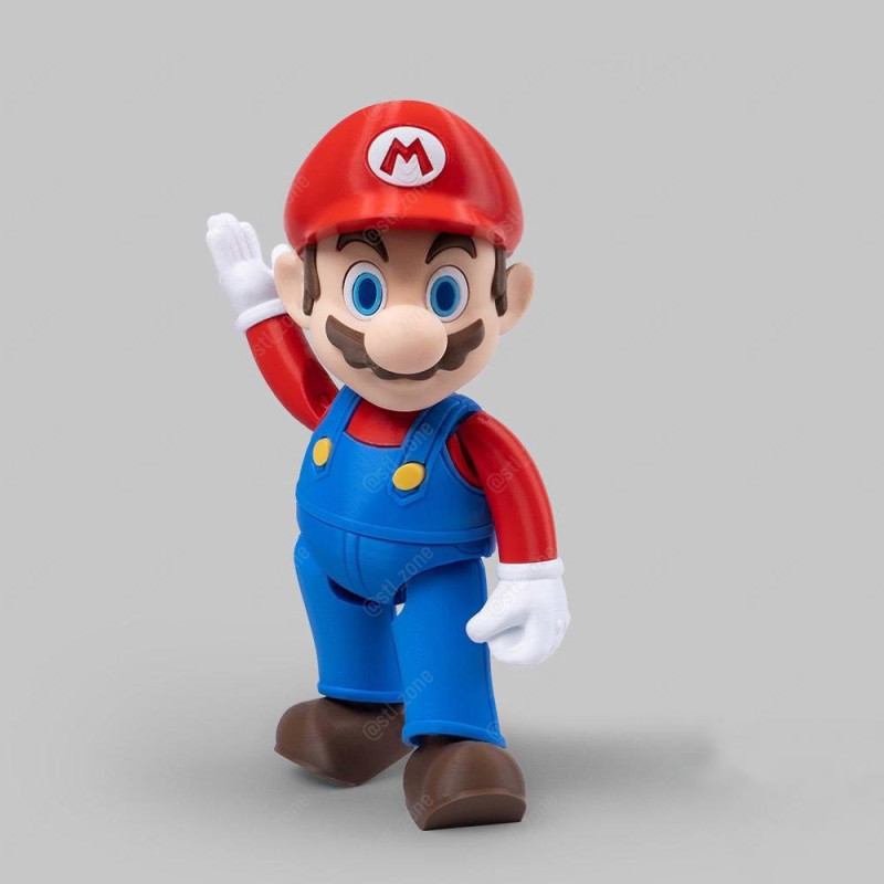 Super mario assembly Modello di stampa 3D .c4d .max .obj .3ds .fbx .stl .blend 