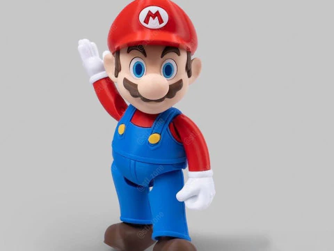 Super Mario-montage 3D printmodel