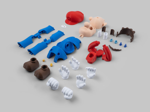 Super mario assembly Modello di stampa 3D