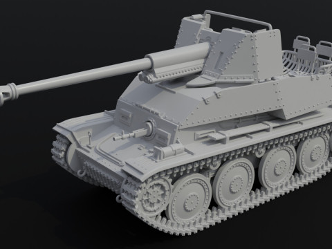 Marder III assembly 3D Print Model