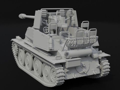 Marder III assembly 3D Print Model