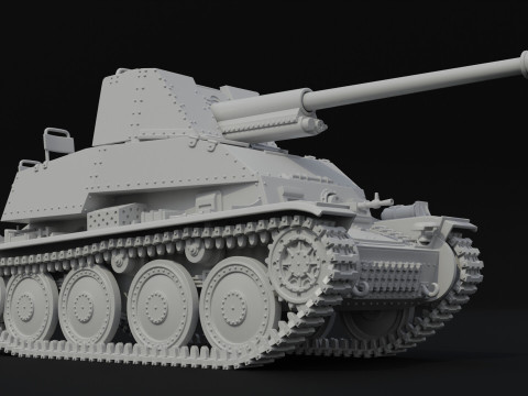 Marder III assembly 3D Print Model
