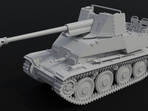 Marder III assembly 3D Print Model
