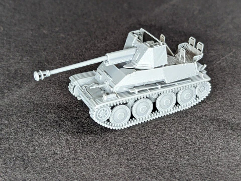 Montagem Marder III Modelo de Impressão 3D