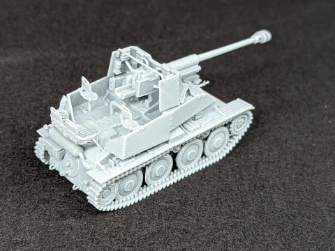 Montagem Marder III Modelo de Impressão 3D