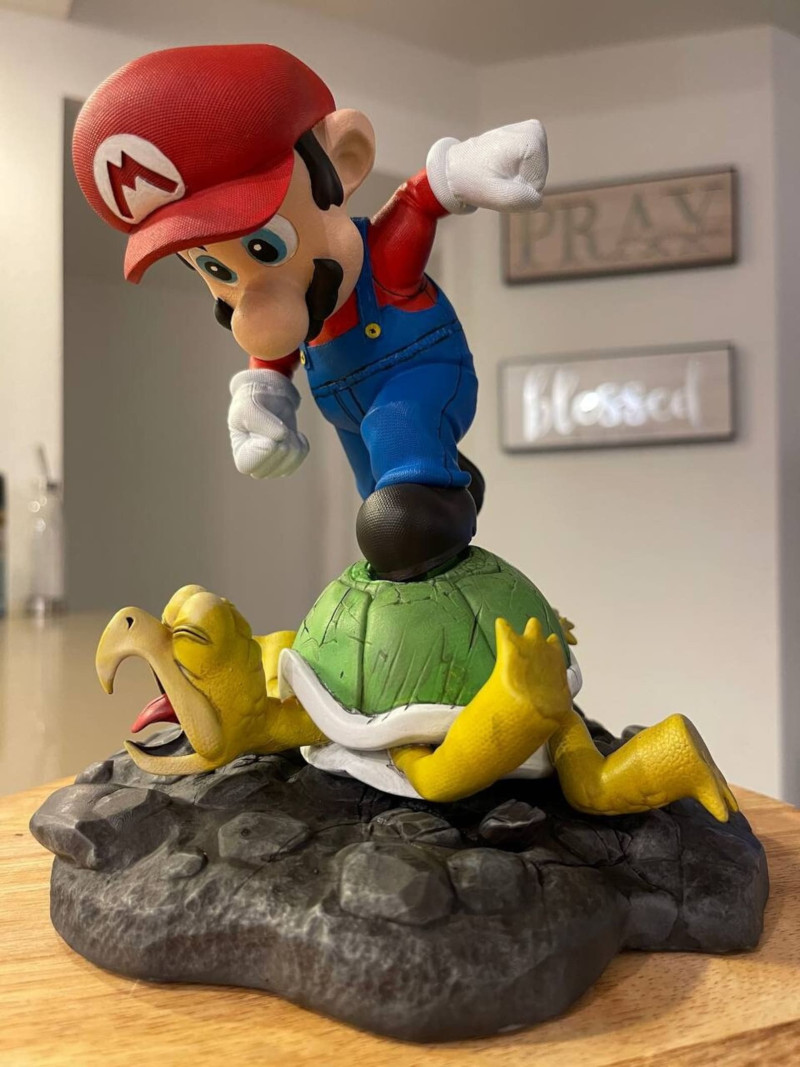 Mario koopa turtle shell assembly Modèles 3D en vedette .c4d .max .obj .3ds .fbx .stl .blend 