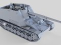 SdKfz 164 नैशॉर्न टैंक हंटर असेंबली 3D प्रिंट मॉडल