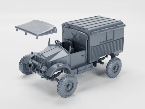 Morris CS 8 Mk III assembly 3D Print Model