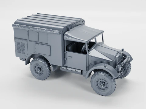 Morris CS 8 Mk III assembly 3D Print Model