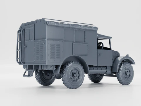 Morris CS 8 Mk III assembly 3D Print Model