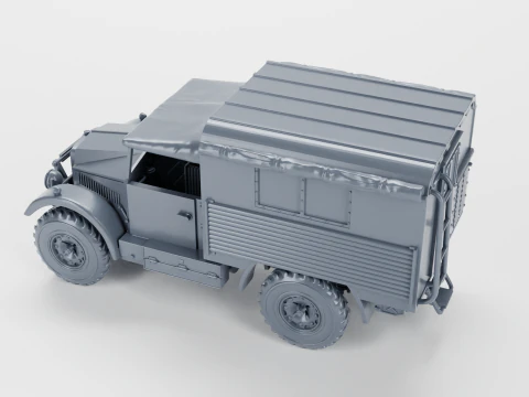 Morris CS 8 Mk III assembly 3D Print Model