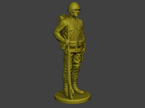 Japanese soldier ww2 3Dプリントモデル
