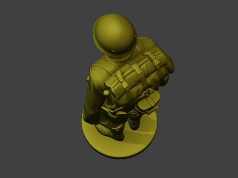 Japanese soldier ww2 3D Print Model