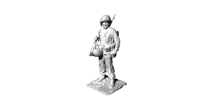 Us Marine1945 Modelo de Impressão 3D .c4d .max .obj .3ds .fbx .stl .blend 