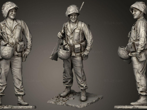 Us Marine1945 Modelo de Impressão 3D