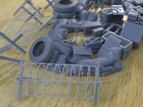 Anti tank barrage post 3D Print Model