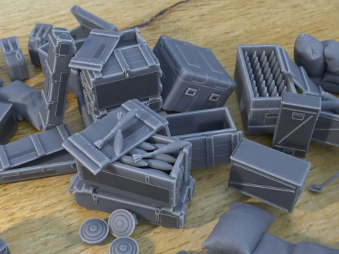 Anti tank barrage post 3D Print Model